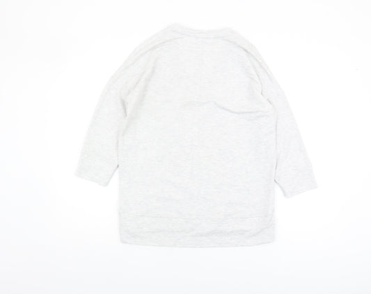 Womens UK Size XS Jigsaw White Basic T-Shirt