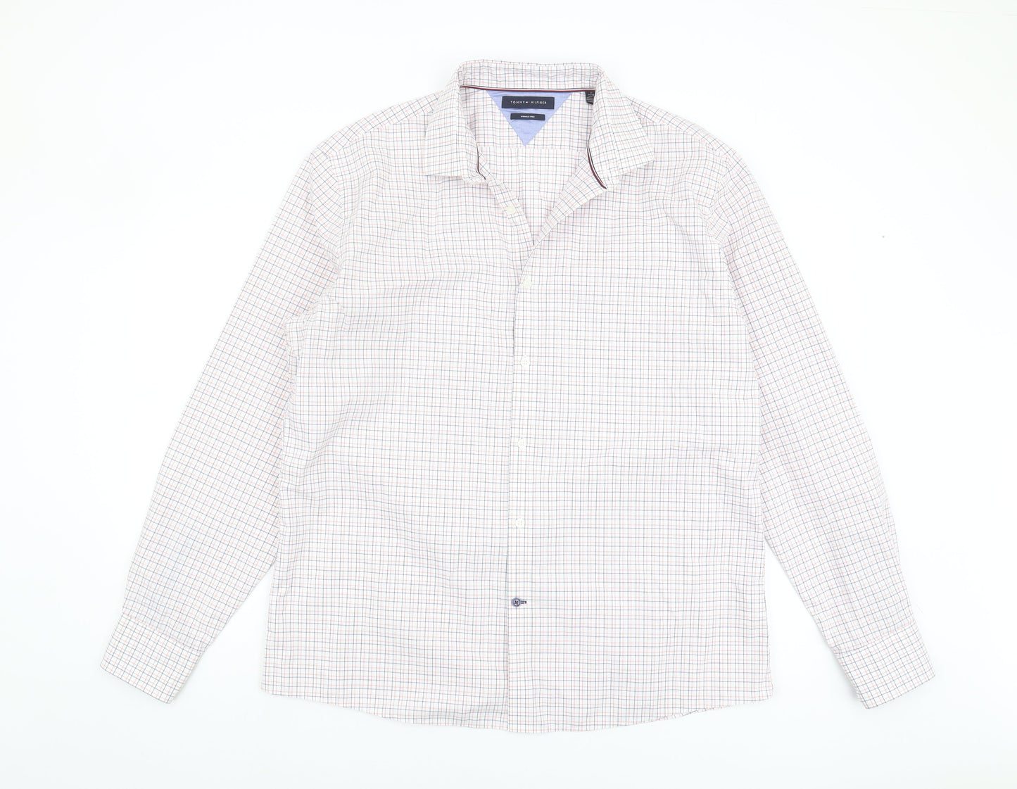 Tommy Hilfiger Men's Multicoloured Check Shirt, 17