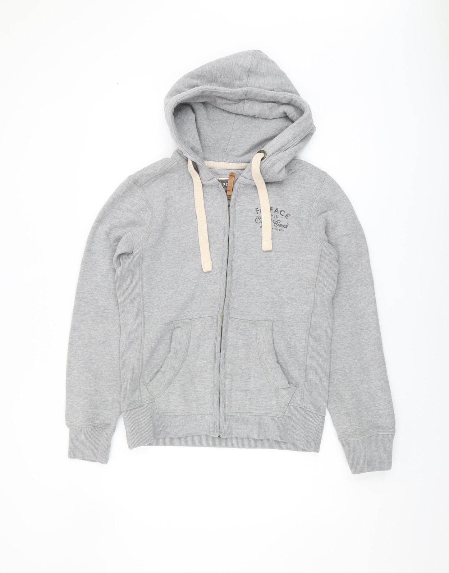 Mens UK Size XS FatFace Grey Full Zip Hoodie