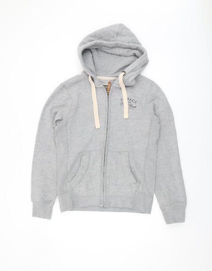 Mens UK Size XS FatFace Grey Full Zip Hoodie