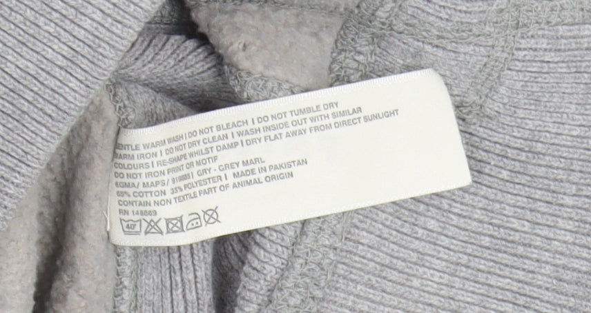 Mens UK Size XS FatFace Grey Full Zip Hoodie