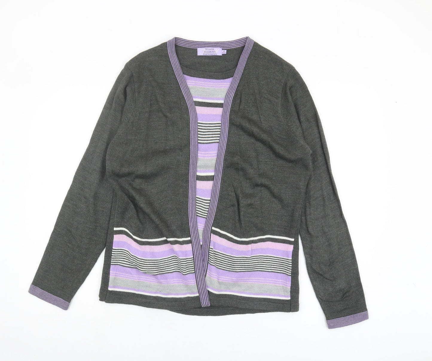 Womens UK Size M Honor Millburn Multicoloured Cardigan Jumper