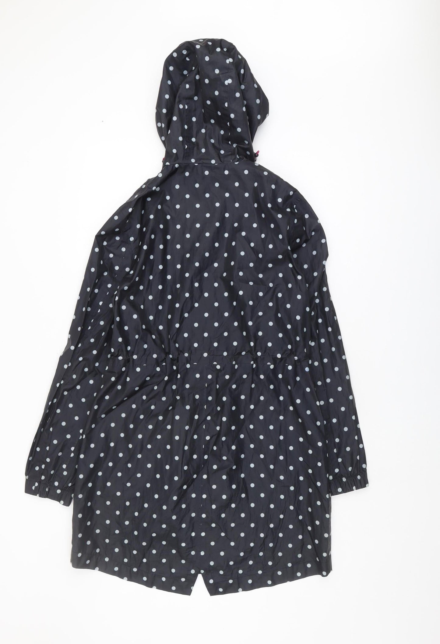 Womens UK Size 8 Joules Black Rain Coat