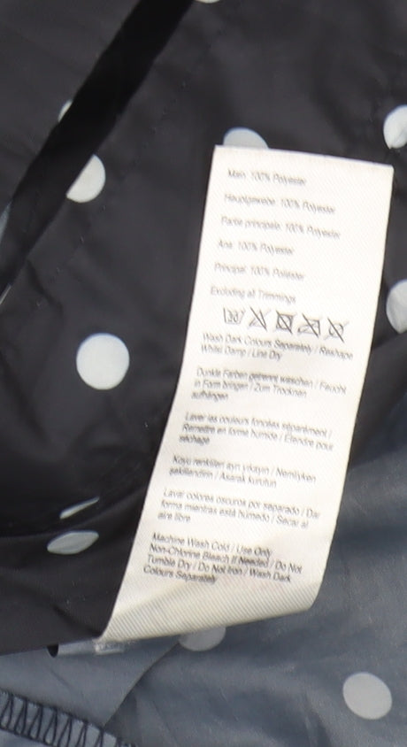 Womens UK Size 8 Joules Black Rain Coat