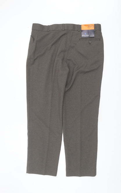 James Pringle Men's Grey Dress Pants, Size 38, New