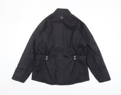 Ping Collection Women's Black Quilted Jacket Size 12