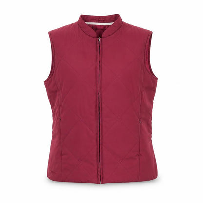 Ping Collection Women's Red Quilted Waistcoat Size 14