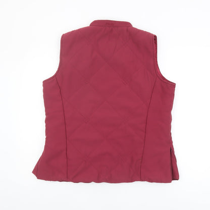 Ping Collection Women's Red Quilted Waistcoat Size 14