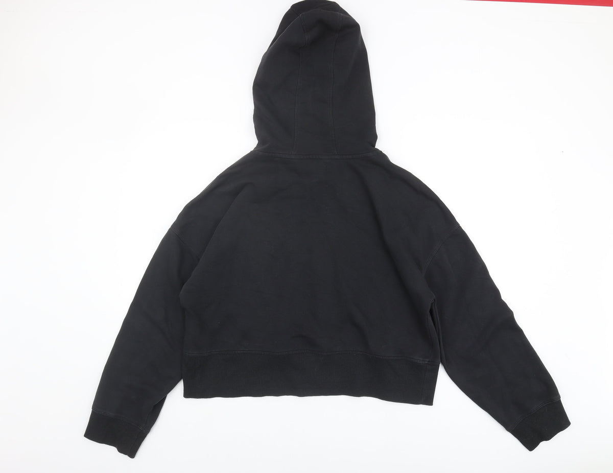 Womens UK Size L DKNY Sport Black Pullover Hoodie