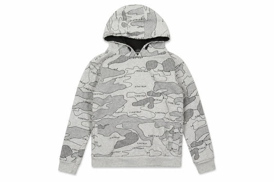 Firetrap Boys Grey Camouflage Hoodie, Size 11-12 Years