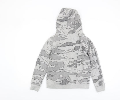 Firetrap Boys Grey Camouflage Hoodie, Size 11-12 Years