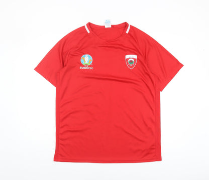 Euro 2020 Red Football Jersey Men's M