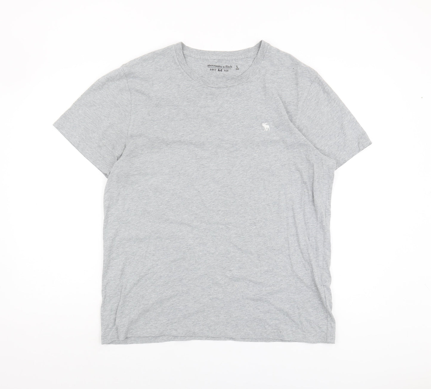 Abercrombie & Fitch Grey Men's L Soft Cotton Tee