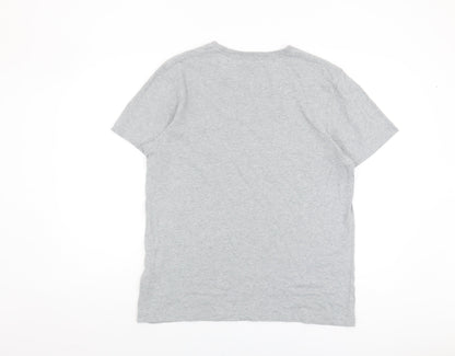 Abercrombie & Fitch Grey Men's L Soft Cotton Tee