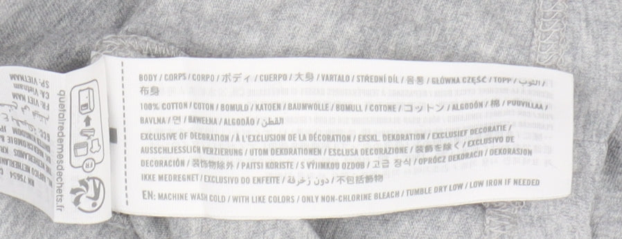 Abercrombie & Fitch Grey Men's L Soft Cotton Tee