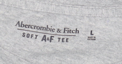 Abercrombie & Fitch Grey Men's L Soft Cotton Tee