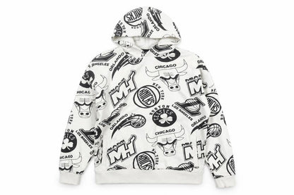 Marks & Spencer Boys White NBA Hoodie 11-12 Years