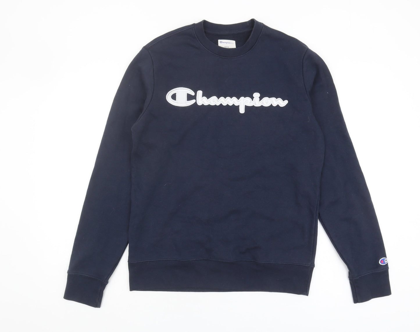Mens UK Size S Champion Blue Pullover Sweatshirt