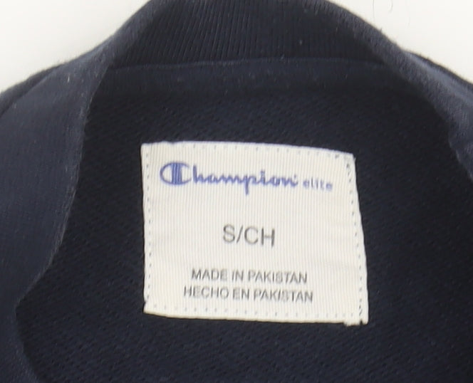Mens UK Size S Champion Blue Pullover Sweatshirt