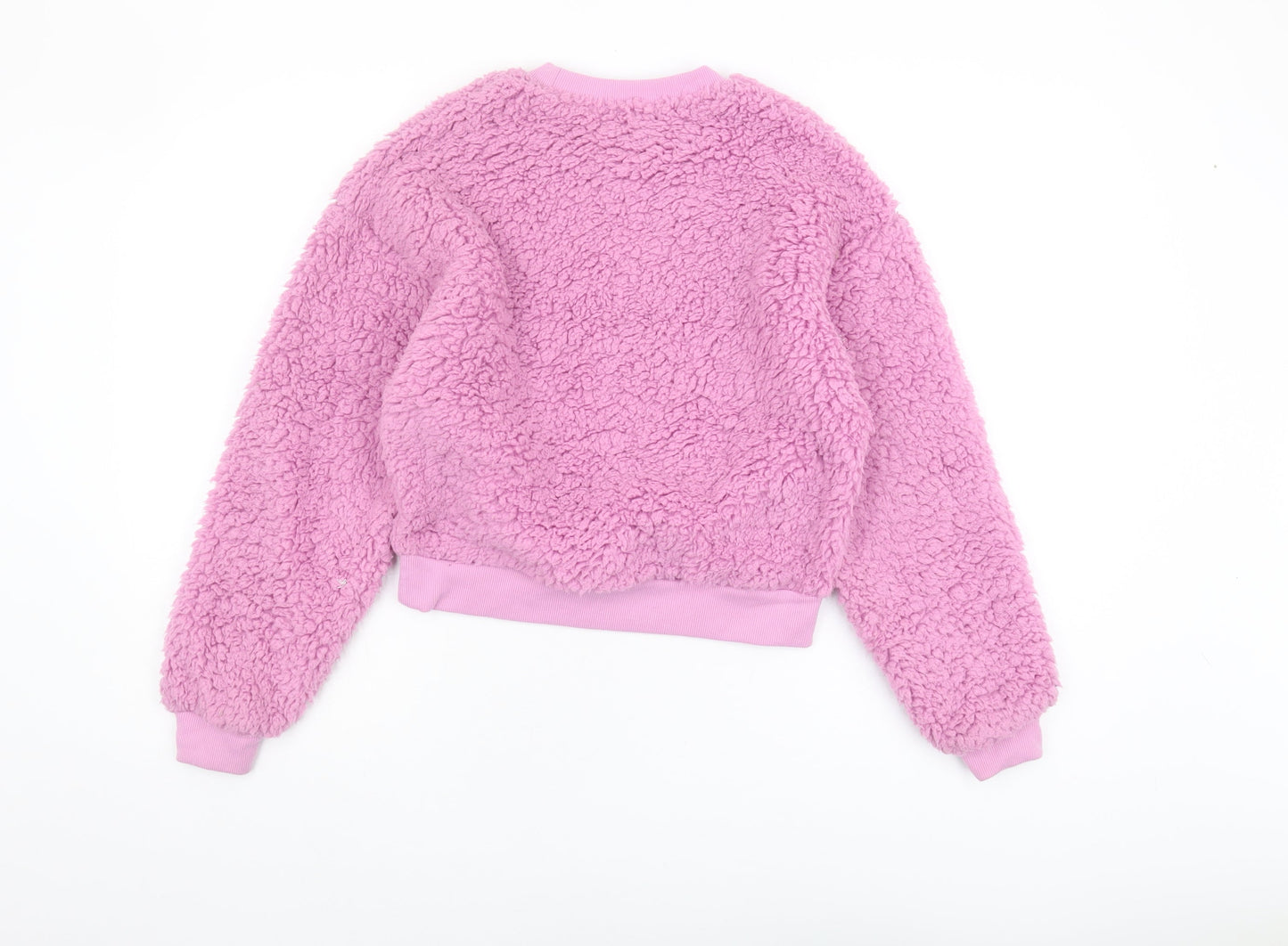 Brave Soul Women's Pink Fleece Pullover Sweatshirt S