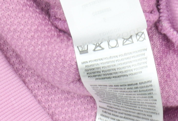 Brave Soul Women's Pink Fleece Pullover Sweatshirt S