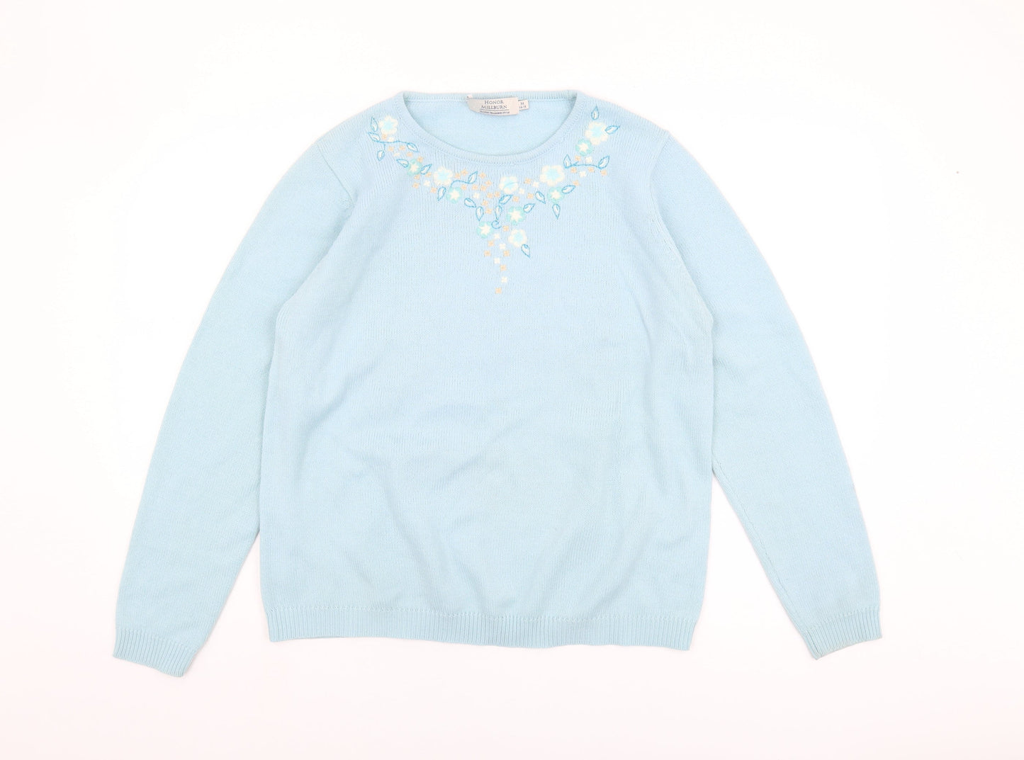 Womens UK Size M Honor Millburn Blue Pullover Jumper