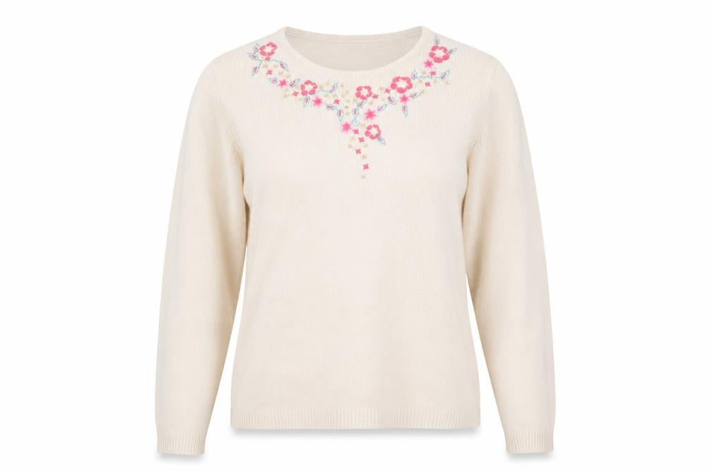 Womens UK Size M Honor Millburn Beige Pullover Jumper