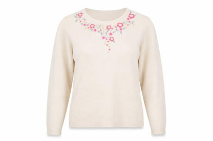 Womens UK Size M Honor Millburn Beige Pullover Jumper