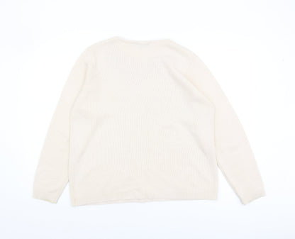 Womens UK Size M Honor Millburn Beige Pullover Jumper