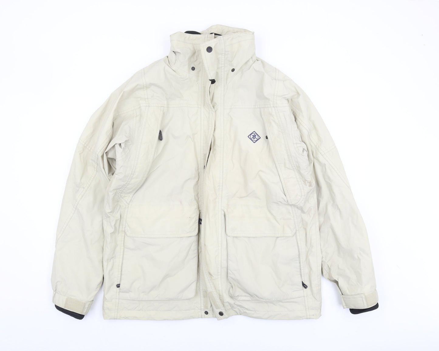 White Stuff Men's Beige Medium Softshell Jacket
