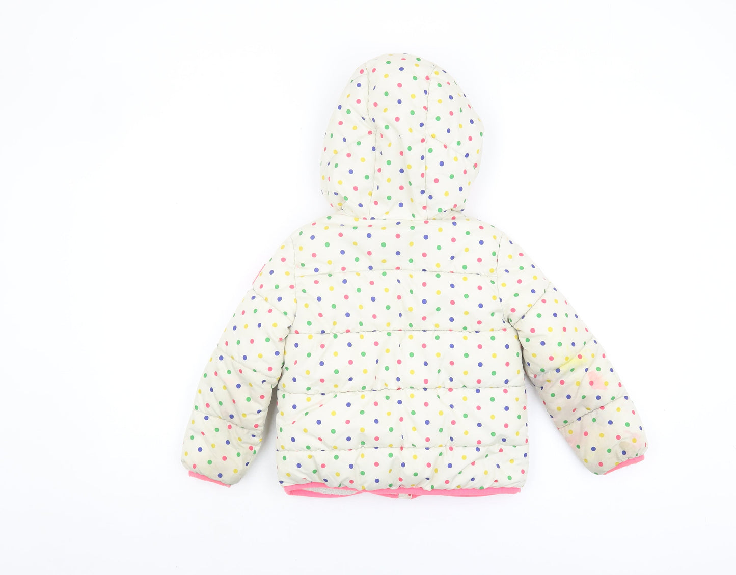 Gap Girls Multicoloured Hooded Puffer Jacket 5-6 Years