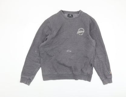 Mens UK Size M Billabong Grey Pullover Sweatshirt