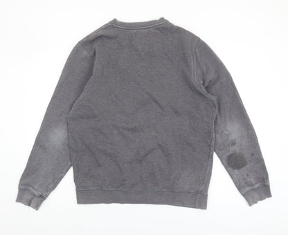 Mens UK Size M Billabong Grey Pullover Sweatshirt