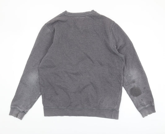 Mens UK Size M Billabong Grey Pullover Sweatshirt