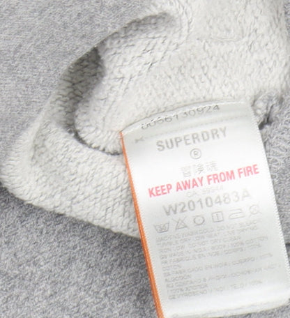 Superdry Women's Grey Pullover Hoodie Size 12