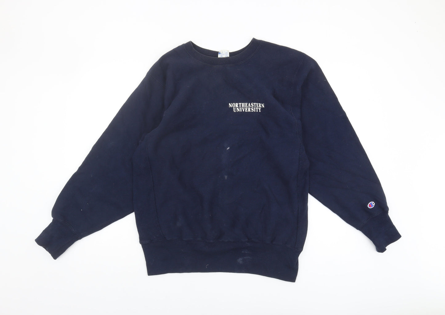 Mens UK Size L Champion Blue Pullover Sweatshirt