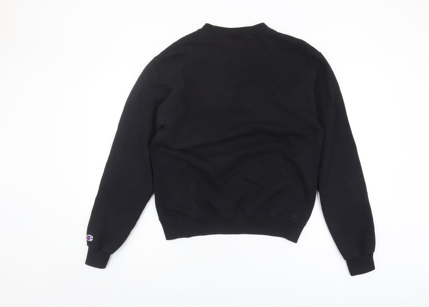 Unisex Adults UK Size S Champion Black Pullover Sweatshirt
