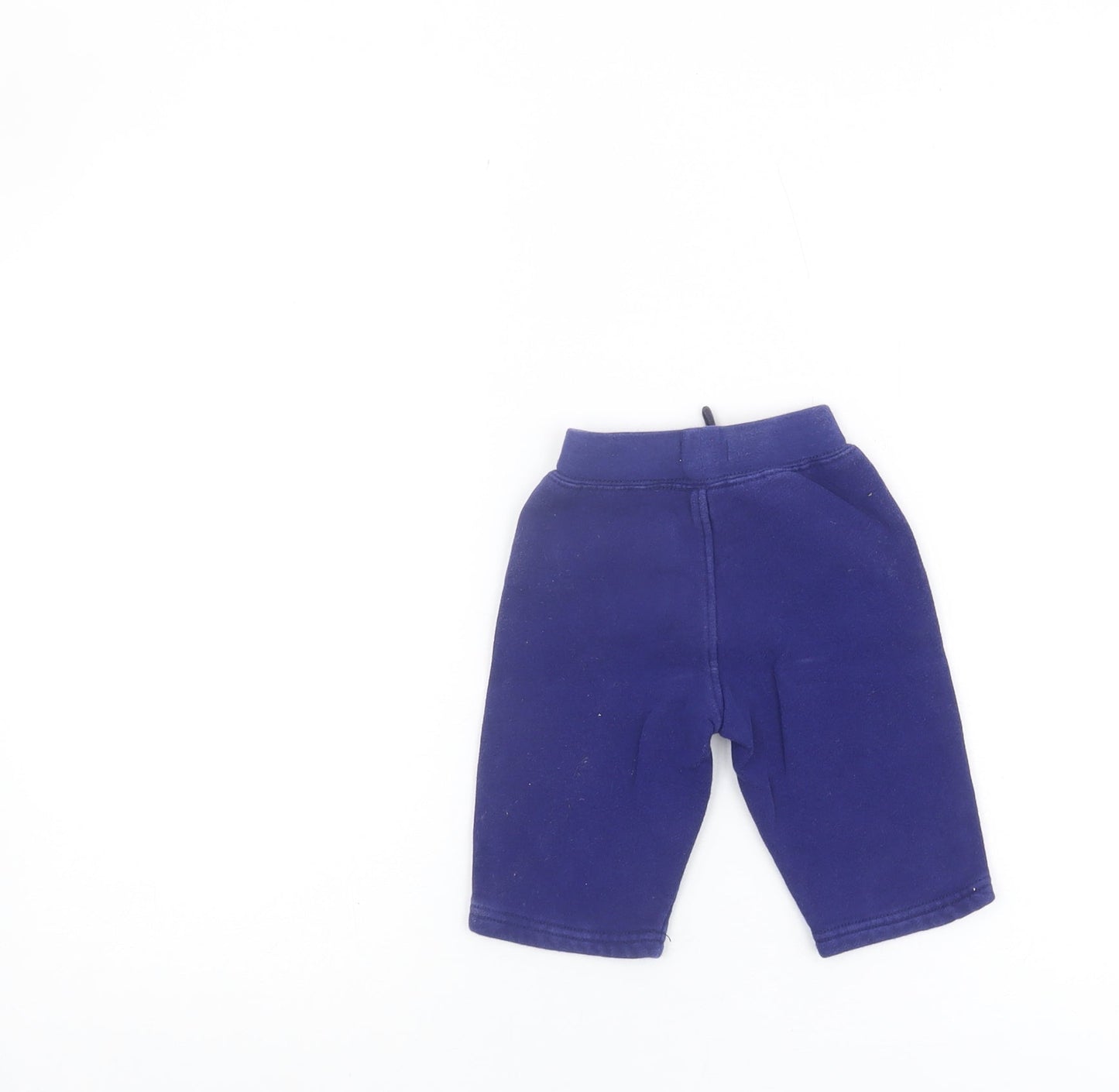 Ralph Lauren Unisex Blue Jogger Trousers 6-9 Months Cotton