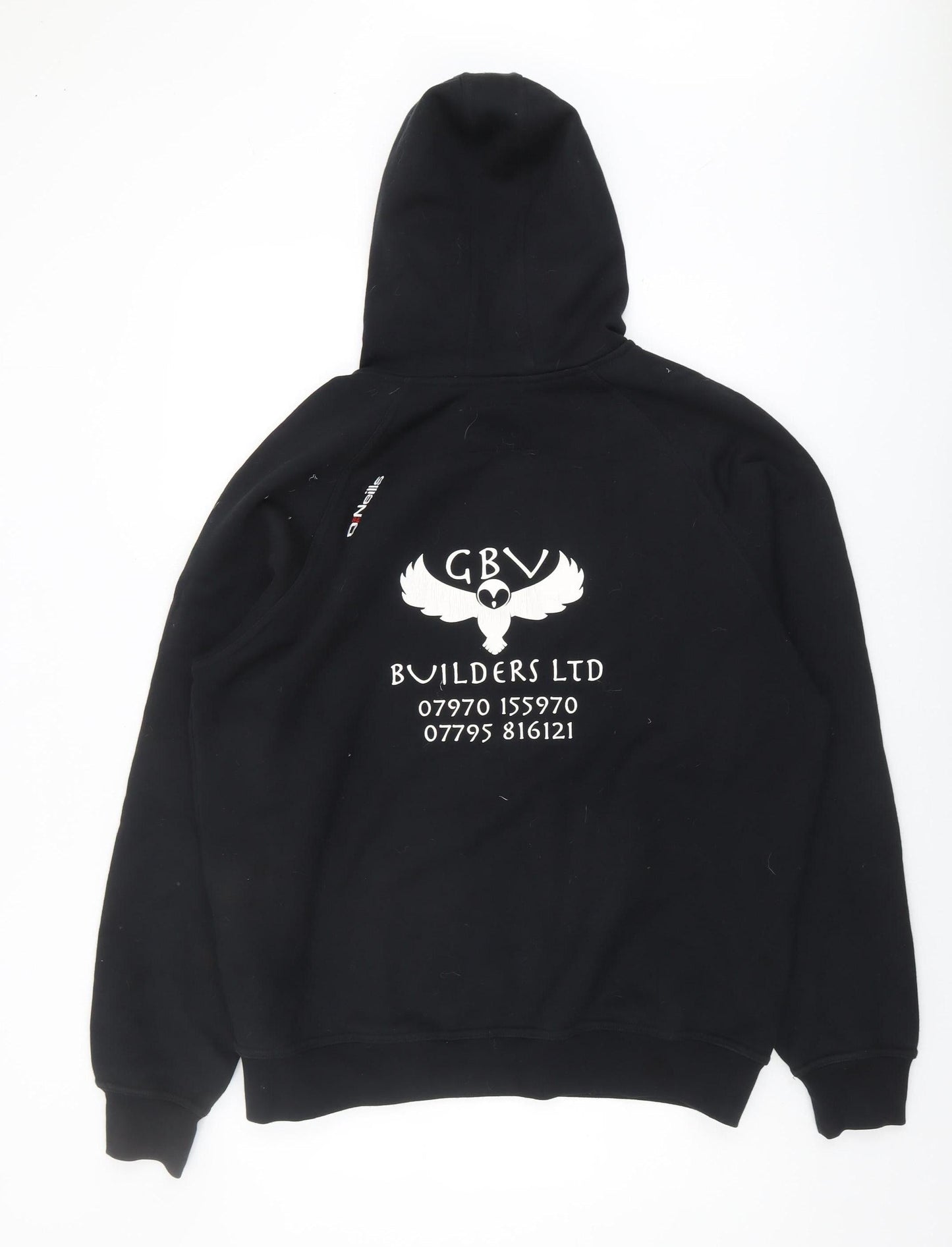 Mens UK Size XL O'Neills Black Pullover Hoodie