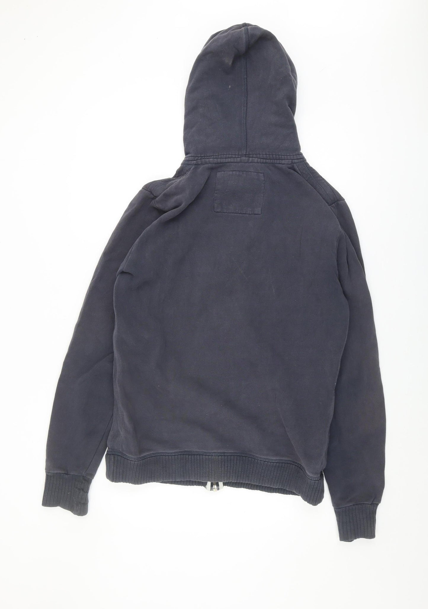 Mens UK Size M SoulCal & Co Blue Full Zip Hoodie