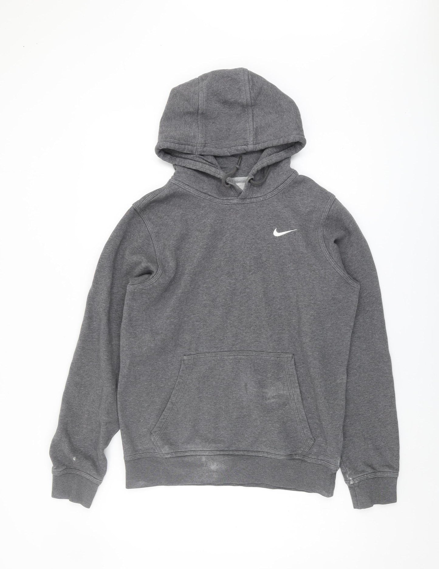 Mens UK Size S Nike Grey Pullover Hoodie