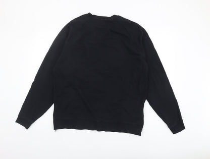 Mens UK Size XL ASOS Black Pullover Sweatshirt