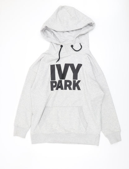 Mens UK Size M IVY PARK Grey Pullover Hoodie