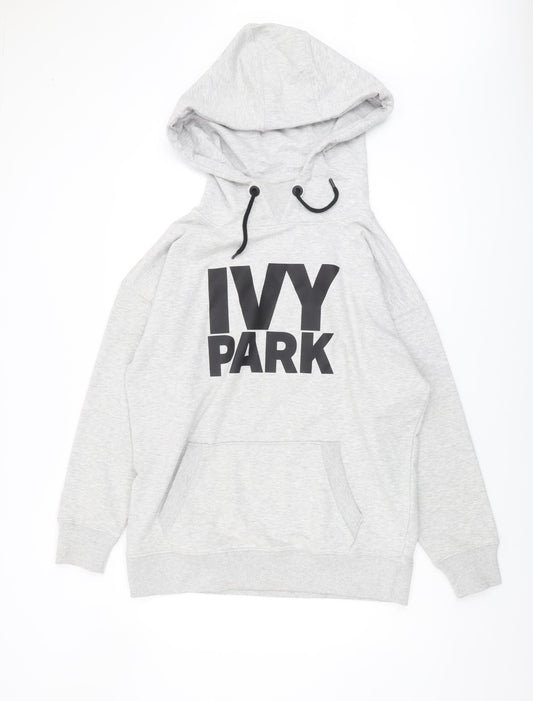 Mens UK Size M IVY PARK Grey Pullover Hoodie