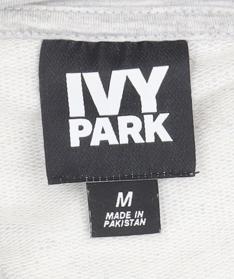 Mens UK Size M IVY PARK Grey Pullover Hoodie
