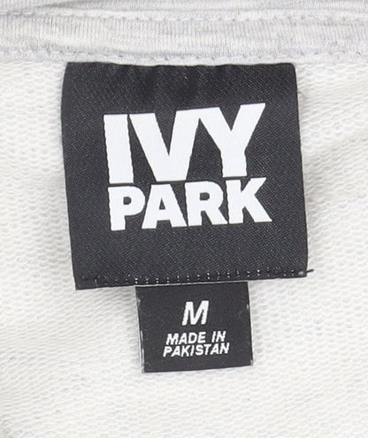 Mens UK Size M IVY PARK Grey Pullover Hoodie