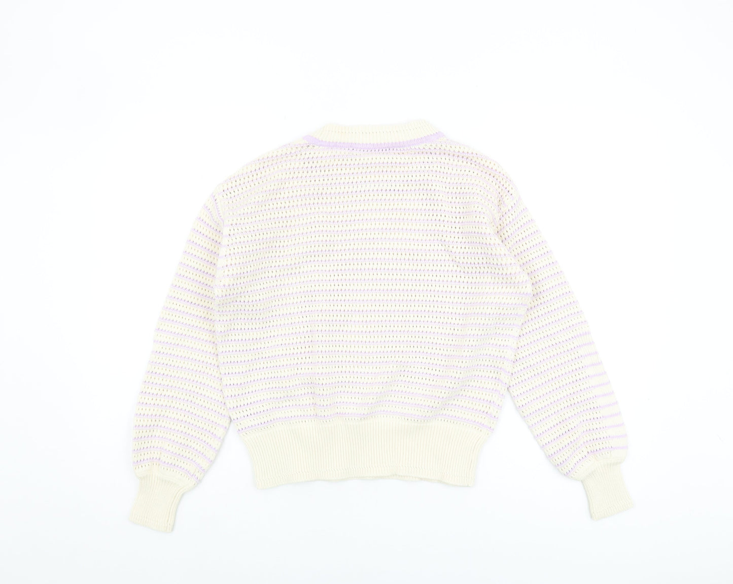 Womens UK Size S Marks and Spencer Ivory Pullover Jumper