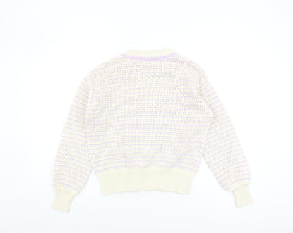 Womens UK Size S Marks and Spencer Ivory Pullover Jumper