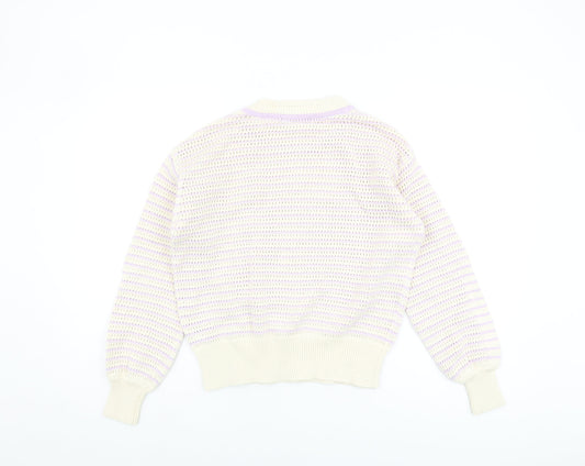 Womens UK Size S Marks and Spencer Ivory Pullover Jumper