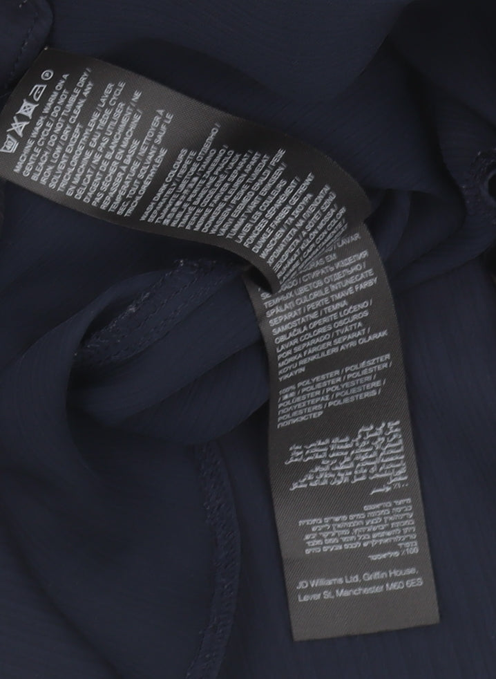 Anthology Women's Blue Long Sleeve Blouse Size 16